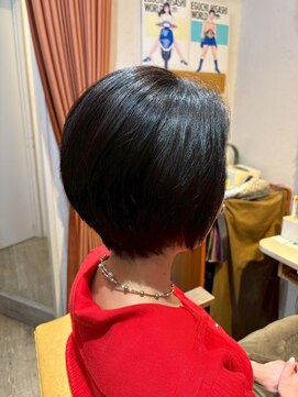 キャメル ヘアーデザイン(Camel hairdesign) 立体感ブリーチなし艶カラーボブヘアーこなれヘア