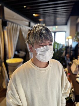 アンツ サザンリゾート 茅ヶ崎店(ANT'S Southern Resort) MEN’S HAIR/ハイライト/フェザーパーマ/デザインカラー