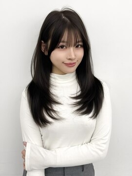 アマトウキョウスマートサロン(AMA TOKYO×Smart Salon) くびれレイヤー/顔まわりカット/レイヤーカット/小顔ヘア