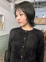 ニーム(nimes)&nbsp;hibico ブラック×ギザギザ前髪