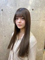 カシュカシュ(cache cache)&nbsp;髪質改善　美髪ストレートスタイル　用賀駅