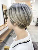 ランプ(Lamp) くびレイヤー グレーベージュ 白髪染め 白髪ぼかし 髪質改善