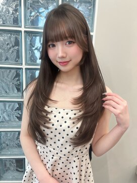 リッカ(LICCA) (licca内堀)透明感(licca内堀)グレージュ×艶髪×レイヤーカット