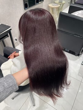 フォルテ プリモ 焼津 藤枝(FORTE PRIMO) 髪質改善/縮毛矯正/前髪/イメチェン/ピンクブラウン[焼津/藤枝]