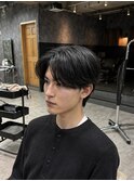 MEN’S HAIR/サーフカール/刈り上げセンターパート/津田沼
