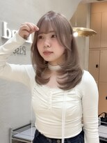 ロンドリゼル 札幌(Lond RiseL) ◯ ミルクティーブロンド/ダークブルー/ワンホンレイヤー
