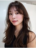 豊崎/ミルクティーブロンド/ダークブルー/デジタルパーマ
