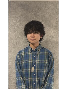 キャパ セントラル 天神 大名店(CAPA central) シャドウパーマ マッシュヘア 10代
