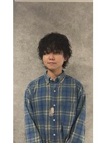 キャパ セントラル 天神 大名店(CAPA central) シャドウパーマ マッシュヘア 10代