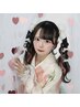 卒業式☆袴着付け(持ち込み)+ヘアセット〈電話予約のみ〉/梅田ヘアセット