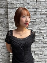 フランチェスカドットボブ(francesca.bob)&nbsp;ヘーゼルベージュ×切りっぱなしボブ【田野剛大】