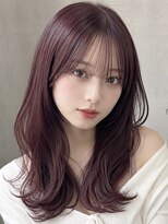シアバイルーシー(SIA by LUCEY)&nbsp;ブリーチなしダブルカラーボルドーブラウン
