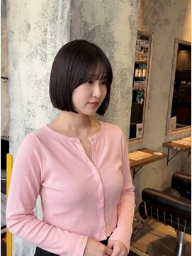 モードケイズ テソロ店(MODE K's) 【王道愛され】切りっぱなしボブ×艶カラー