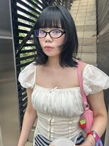 パークホワイト 代官山(PARK White) バタフライカット結べるくびれボブハッシュウルフ
