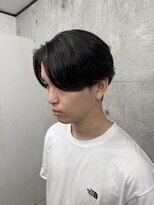 メルシー トータル ブランディング サロン(merci TOTAL BRANDING SALON)&nbsp;メンズセンターパートウルフセンターパートニュアンスパーマ襟足