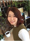 マルサラカラー×ふんわりスタイル