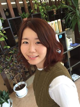 ヘアーリゾート ラ シック(hair resort La chiq) マルサラカラー×ふんわりスタイル