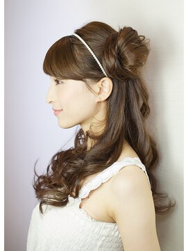 アルーシェ 心斎橋(Alushe) シンプルハーフアップ 【Alushe心斎橋】