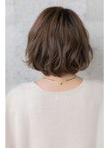 20代30代40代/大人かわいい/くせ毛風パーマ/ナチュラルボブ