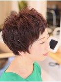 【赤羽リビーチ】短めアシメバングがキュートな大人ショート♪