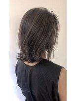 ロニカ 銀座(LOuNICA)&nbsp;ハイライト　グレージュ　ミディアムレイヤー