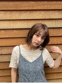 【伸ばしかけ】ナチュラル外ハネボブ