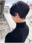 刈り上げ女子/前下がりボブ/美シルエット/ボブカット