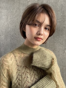 マルツ 銀座(maltu) こなれヘア大人かわいい美髪ネビージュマグネットカラー艶髪小顔