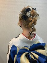 美容室 メザミー MESAMIES ベーシックポニーテール可愛すぎない大人成人式★卒業式セット