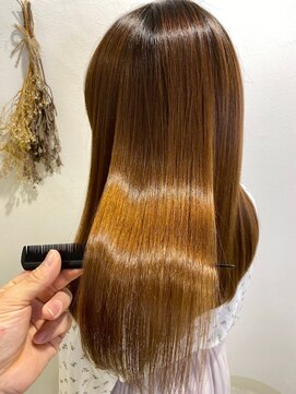 アース オーセンティック 武蔵小山店(EARTH Authentic) ブリーチ毛◎鏡ストレート/武蔵小山