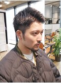 ボックスショート　ツーブロック　漢気アップバング 2