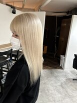 ラフ 難波店(LAFF) #黒髪#ボブルフ#ネビージュ#小顔#ワンレン