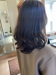 髪質改善/デジタルパーマ/ロング/ブラウンカラー