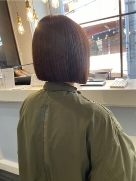 エムプラス 二子玉川(Mplus) あごライン ぷつっとボブ