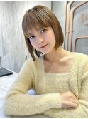 ◎しっかりまとまる王道丸みボブ