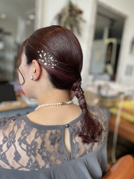 ルッカ(RUKKA hair studio) 編みおろしヘアセット