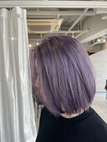 トリムバイエンヴィ(tlim by ENVY)&nbsp;色落ちシルバーになるラベンダーカラー