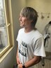 【メンズ限定♪】　カット+メッシュキャップorハイライト+カラー￥13200