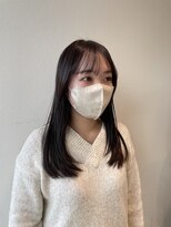 サラ ビューティー サイト 古賀店(SARA Beauty Sight) 20代30代/大人かわいい/オリーブグレージュ/透明感カラー/艶髪