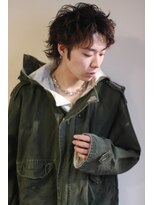 ブークル(boucle) 毛流れパーマ強め　スパイキーショート