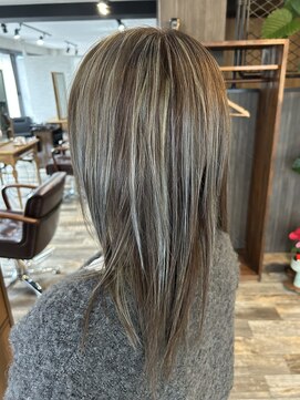 グリン(Grin) ハイライトダブルカラー