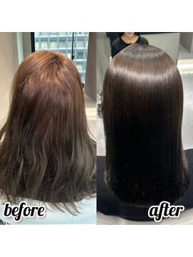 ルミス 銀座(Lumis) ストレートスタイル/艶髪/髪質改善/縮毛矯正/20代30代40代50代