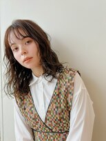 ガーデン 銀座(GARDEN)&nbsp;デジタルパーマ イメチェン チェリーブラウン 垢抜けヘア