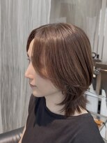 クローバー(CLOVER)&nbsp;ウルフボブ×ベージュカラー