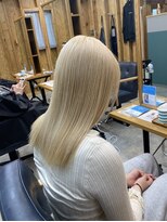 アフターニュース 新潟(afternews)&nbsp;ピホワイトベージュ/ダブルカラー/ケアブリーチ/髪質改善/新潟