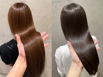 リリース(release)の写真/クセ毛やダメージなど、それぞれのお悩みに合わせた商材を選定するから、柔らかな艶ストレートが叶う＊