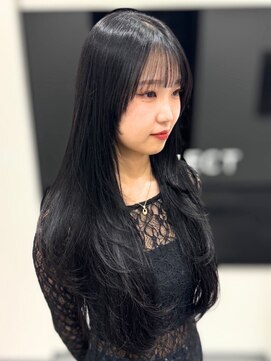 ジエクト 本店(The Ect) 韓国風巻き/くすみベージュ/ダークカラー