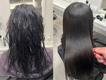 髪質改善でまとまりと艶を両立した上質な髪に。気になるクセもダメージを抑えながらナチュラルに☆