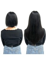 リゼル シブヤ(RISEL SHIBUYA)&nbsp;ストレートでも馴染むシールエクステ！