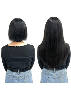 リゼル シブヤ(RISEL SHIBUYA) ストレートでも馴染むシールエクステ！